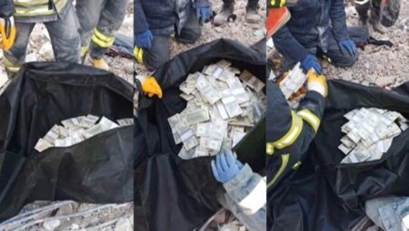 Gaziantep’te kurtarma ekibi enkazdan 2 milyon dolar çıkardı