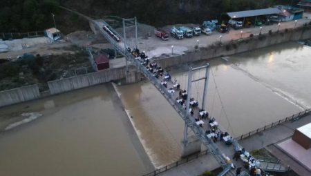 Rize’de köprü üzerinde 500 kişilik iftar